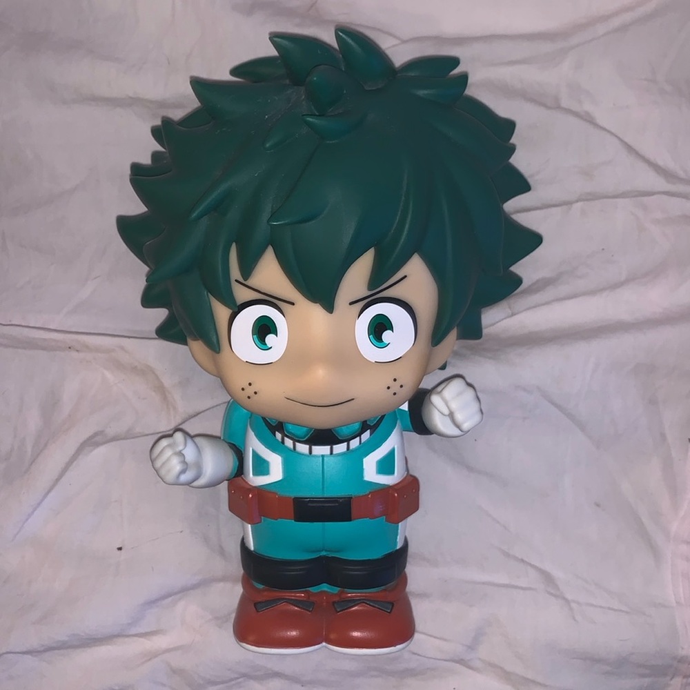 Funimation My Hero Academia Deku Figural Busted Bank Molded Coin Piggy Bank